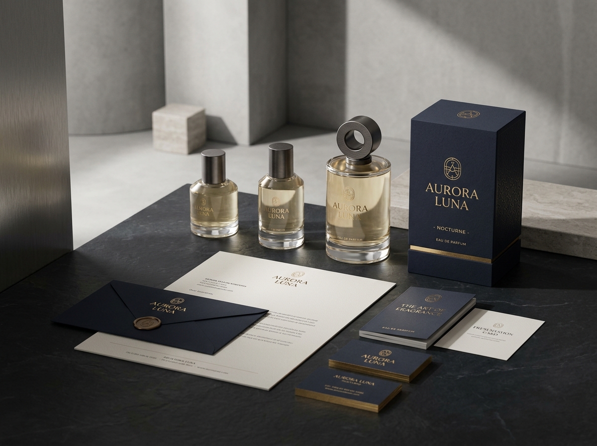 AURORA LUNA 奢华香氛品牌重塑与全案VI